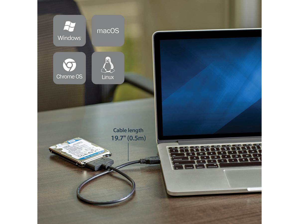 Adaptador de disco duro USB 3.1 a SATA de 2,5" de Startech.Com - USB 3.1 GE