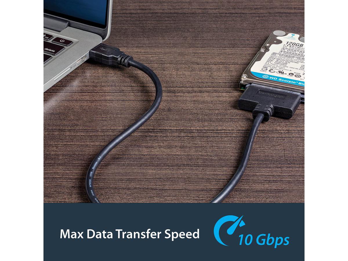 Adaptador de disco duro USB 3.1 a SATA de 2,5" de Startech.Com - USB 3.1 GE