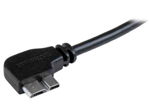 Câble micro USB 3.0 fin Startech.Com (1 m, 91 cm) M/M - Angle droit