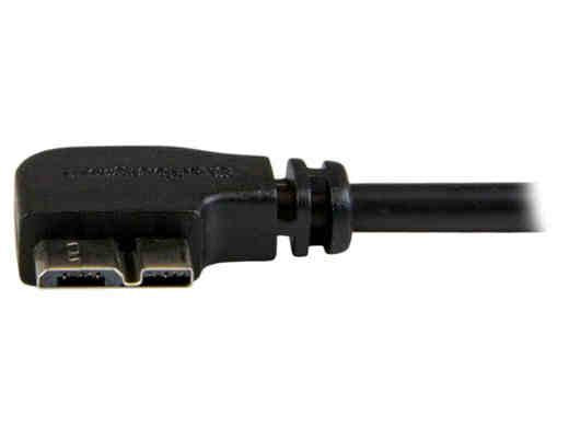 Câble micro USB 3.0 fin Startech.Com (1 m, 91 cm) M/M - Angle droit