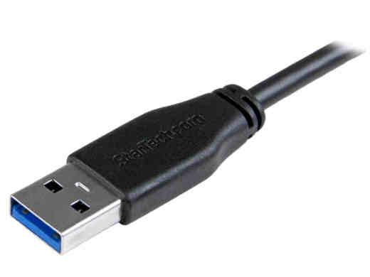 Câble micro USB 3.0 fin Startech.Com (1 m, 91 cm) M/M - Angle droit