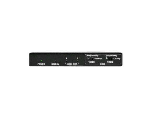 Divisor de 2 puertos Black Box Corp 4K 60 Hz