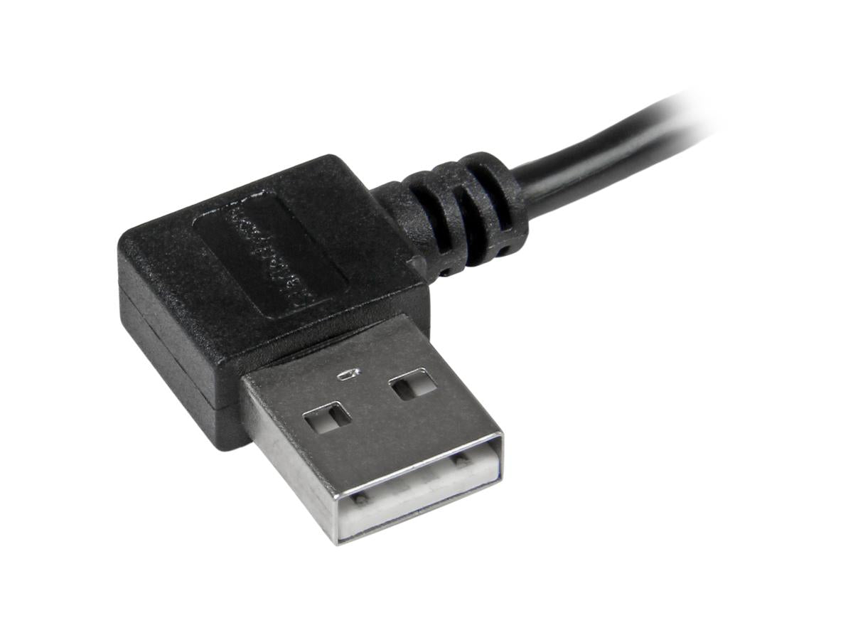 Cable micro USB Startech.Com de 2 m y 1,8 m con conectores en ángulo recto