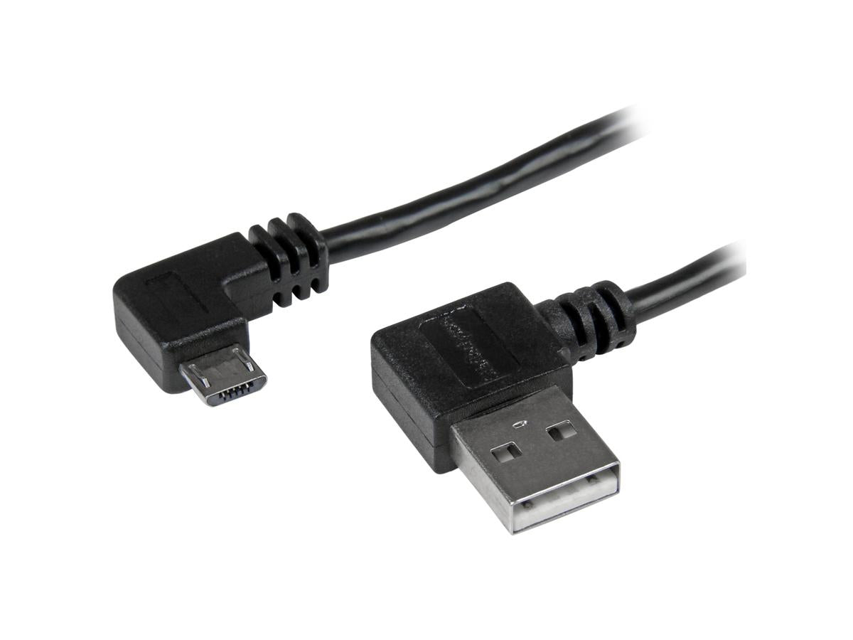 Cable micro USB Startech.Com de 2 m y 1,8 m con conectores en ángulo recto