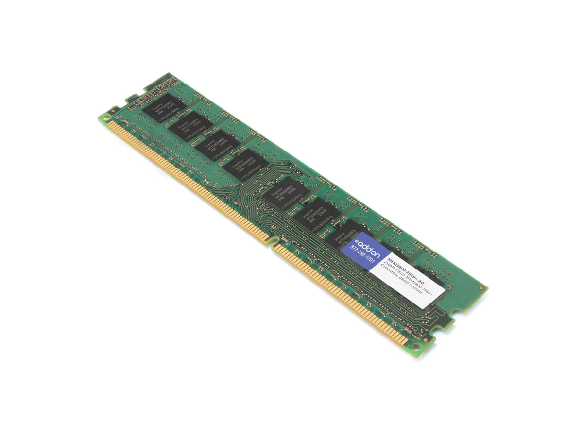Module complémentaire Cisco Mem3800-256D=- Mise à niveau de la mémoire DRAM du compilateur