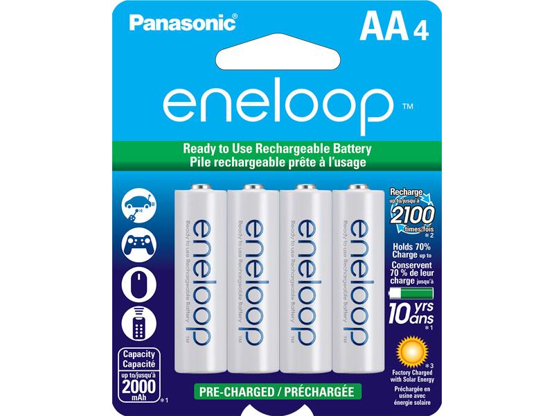 Panasonic Eneloop Aa 4Pk 2000Mah Rechargeable
