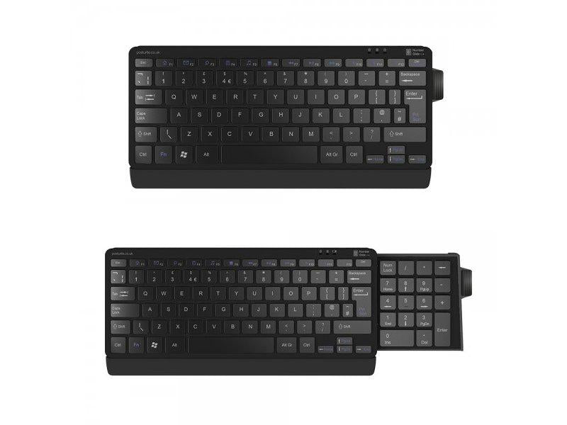 Teclado compacto deslizante con números - Con cable