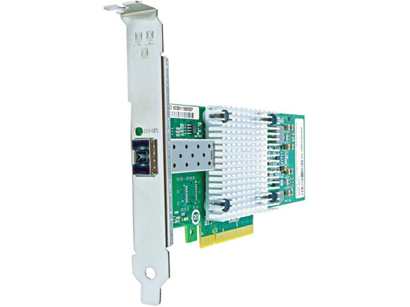 Axiom 10Gbs Single Port Sfp+ Pcie X8 Nic For Intel W/Transceiver -