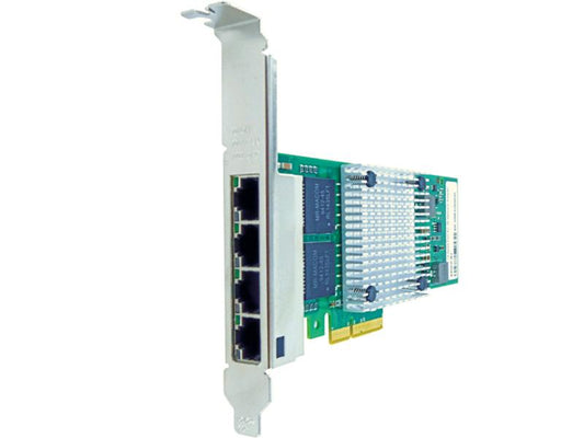 Carte réseau Axiom 10/100/1000 Mbit/s 4 ports RJ45 PCIe X4 - Pcie-4Rj45-Ax