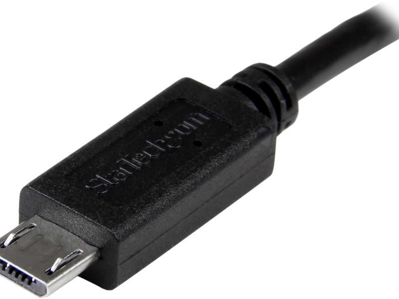 Cable micro USB a micro USB Startech.Com de 8 pulgadas (macho a macho) con micrófono