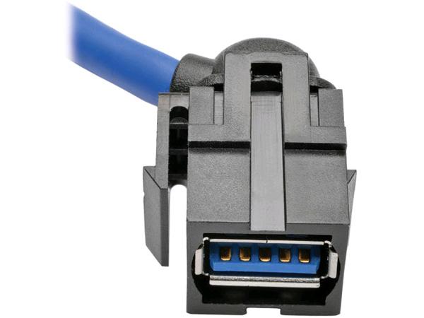 Prise USB 3.0 Superspeed Keystone de 90 cm (3 pi) Eaton Tripp Lite Series