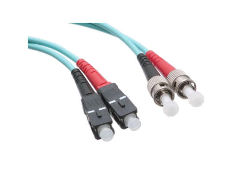 Cable de fibra óptica Axiom Sc/St 10G multimodo dúplex OM3 50/125 de 5 m