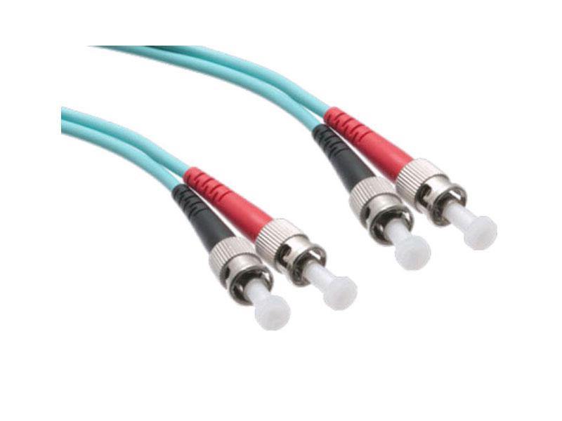 Cable de fibra óptica Axiom St/St 10G multimodo dúplex OM3 50/125 de 1 m