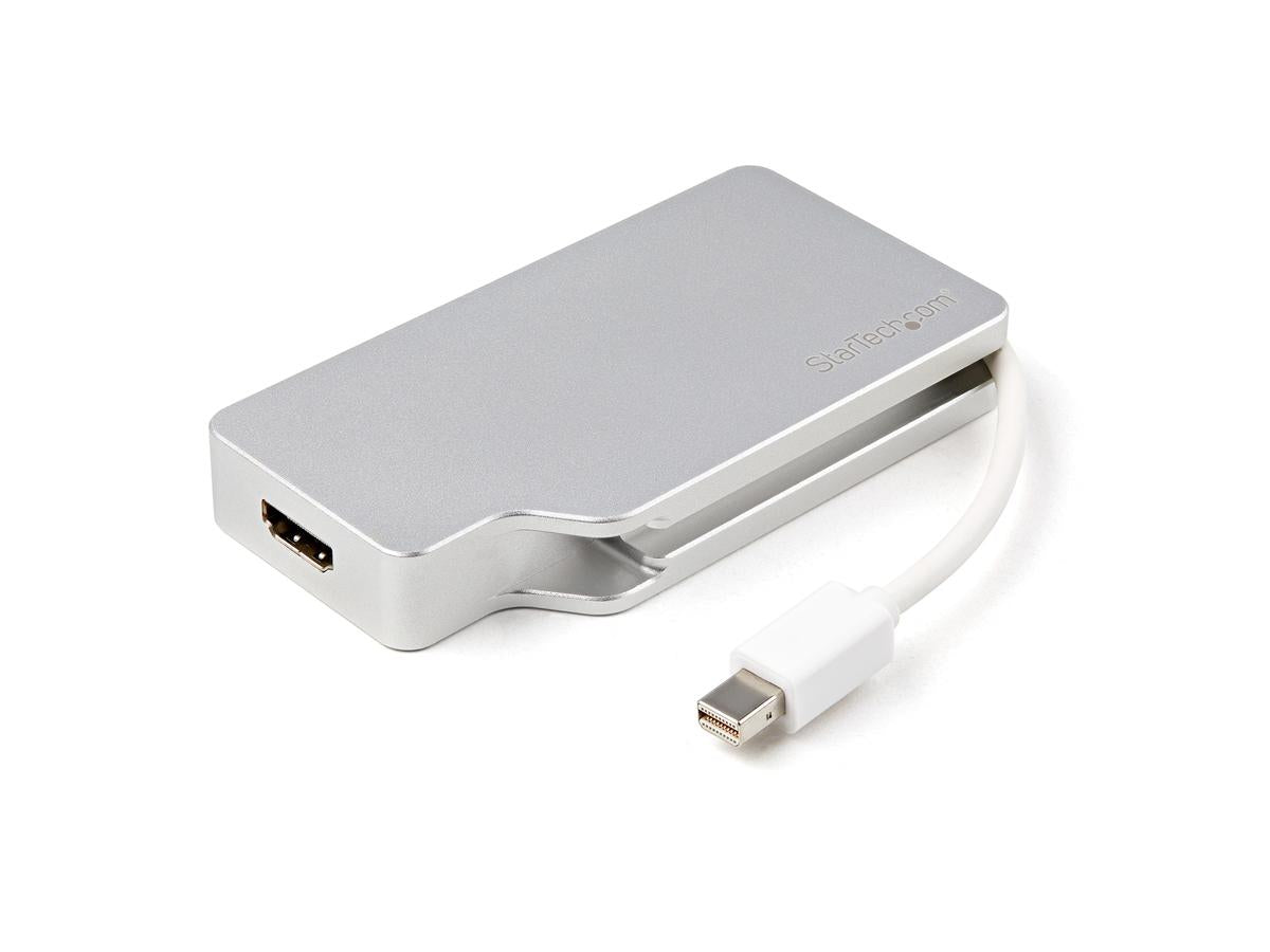Startech.Com Aluminum Travel A/V Adapter: 3-In-1 Mini Displayport