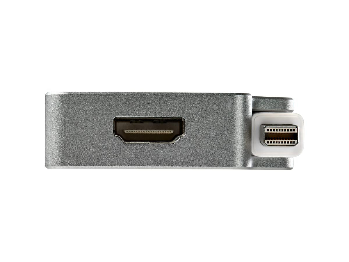 Startech.Com Aluminum Travel A/V Adapter: 3-In-1 Mini Displayport