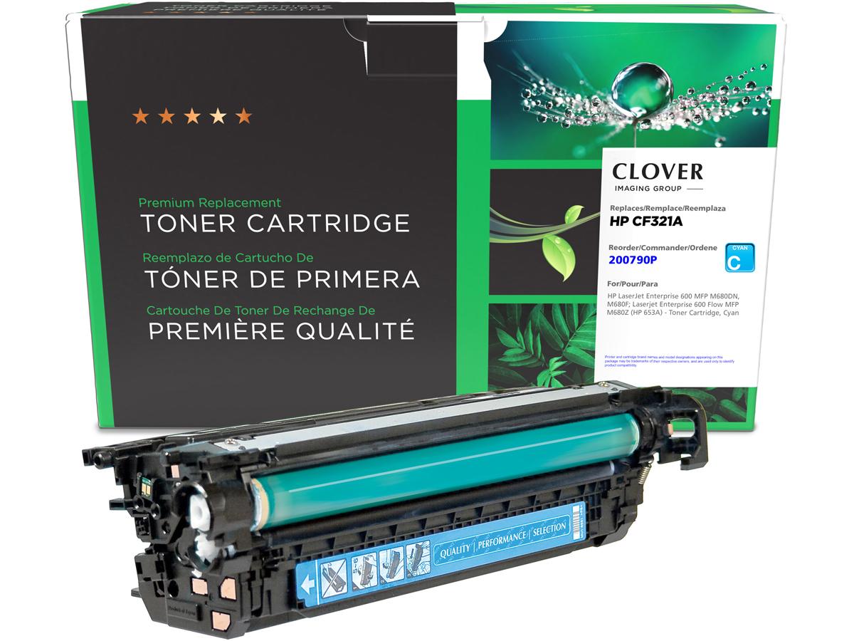 Clover Imaging Remanufactured Cyan Toner Cartridge Alternative For