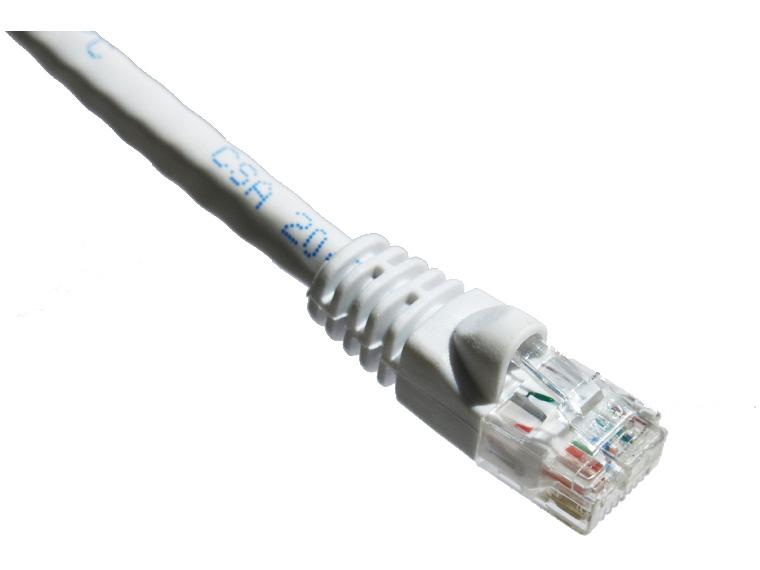 Câble de raccordement Axiom Cat5E 350 MHz 1,8 m avec gaine moulée (blanc)