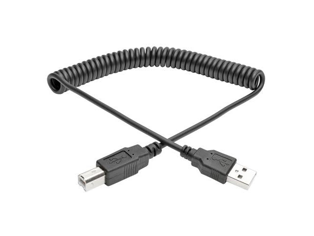 Eaton Tripp Lite Series Usb 2.0 A To B Coiled Cable (M/M), 10 Ft.