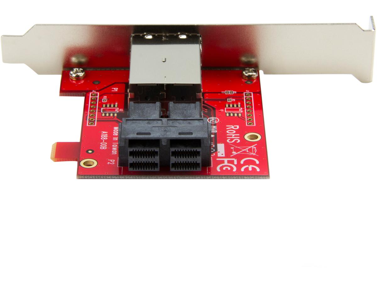 Adaptador Mini-SAS Startech.Com - Doble Sff-8643 a Sff-8644 - Con F