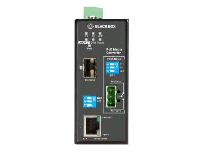 Black Box Corp Media Converter Gigabit Industrial Poe