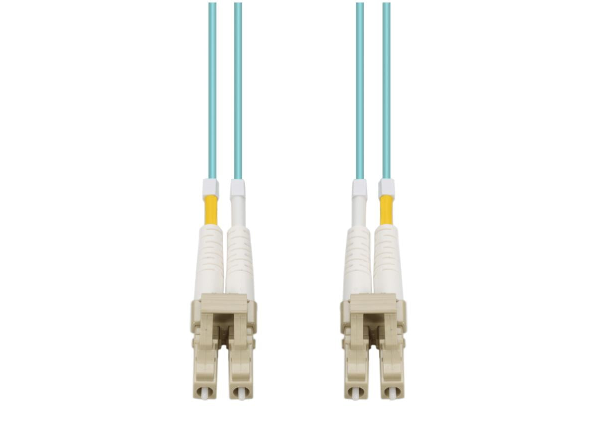 Add-On 28In Lc M/M Om4 Aqua Fiber Patch Cbl
