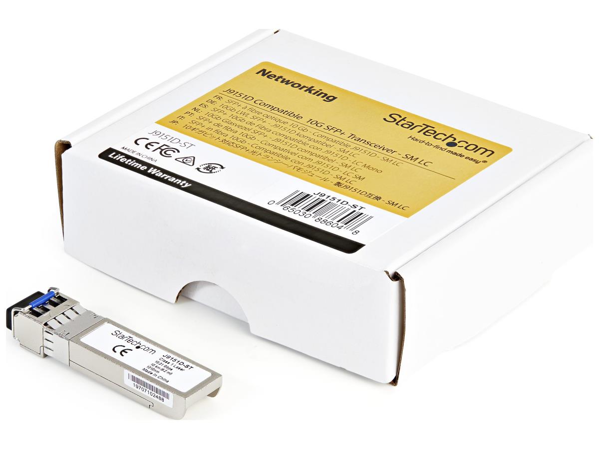 Startech.Com Hpe J9151D Compatible Sfp+ Module, 10Gbase-Lr, 10Gbe