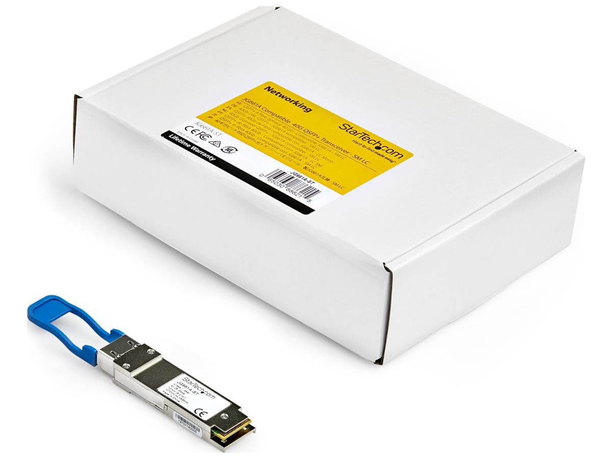 Módulo QSFP+ compatible con HPE JG661A de Startech.Com, 40 GBase-Lr4, 40 GB