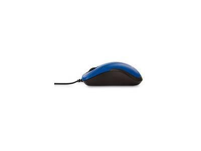 Souris optique filaire silencieuse - Bleu