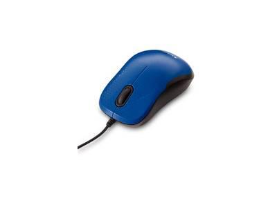 Souris optique filaire silencieuse - Bleu