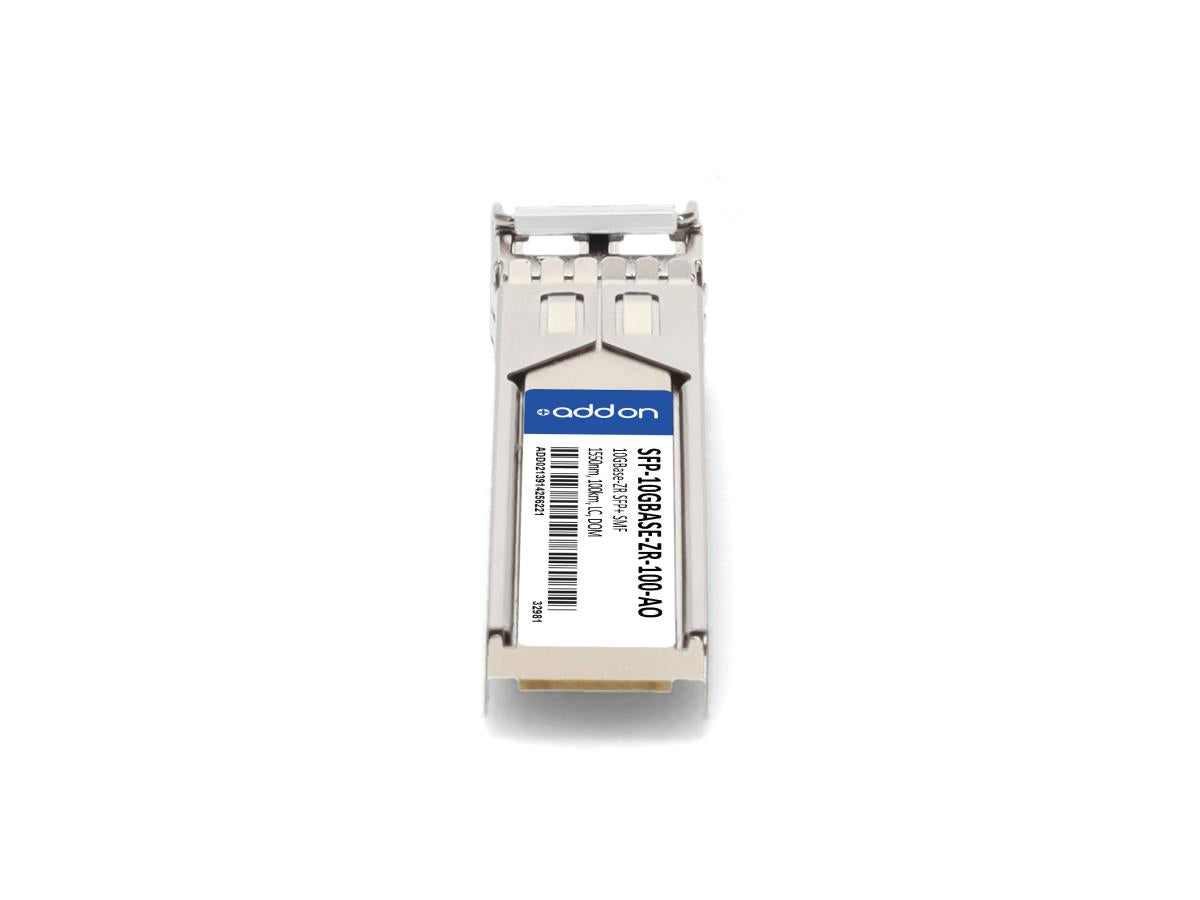 Transceptor SFP+ 10Gbase-Zr compatible con MSA y TAA (SMF, 1550)