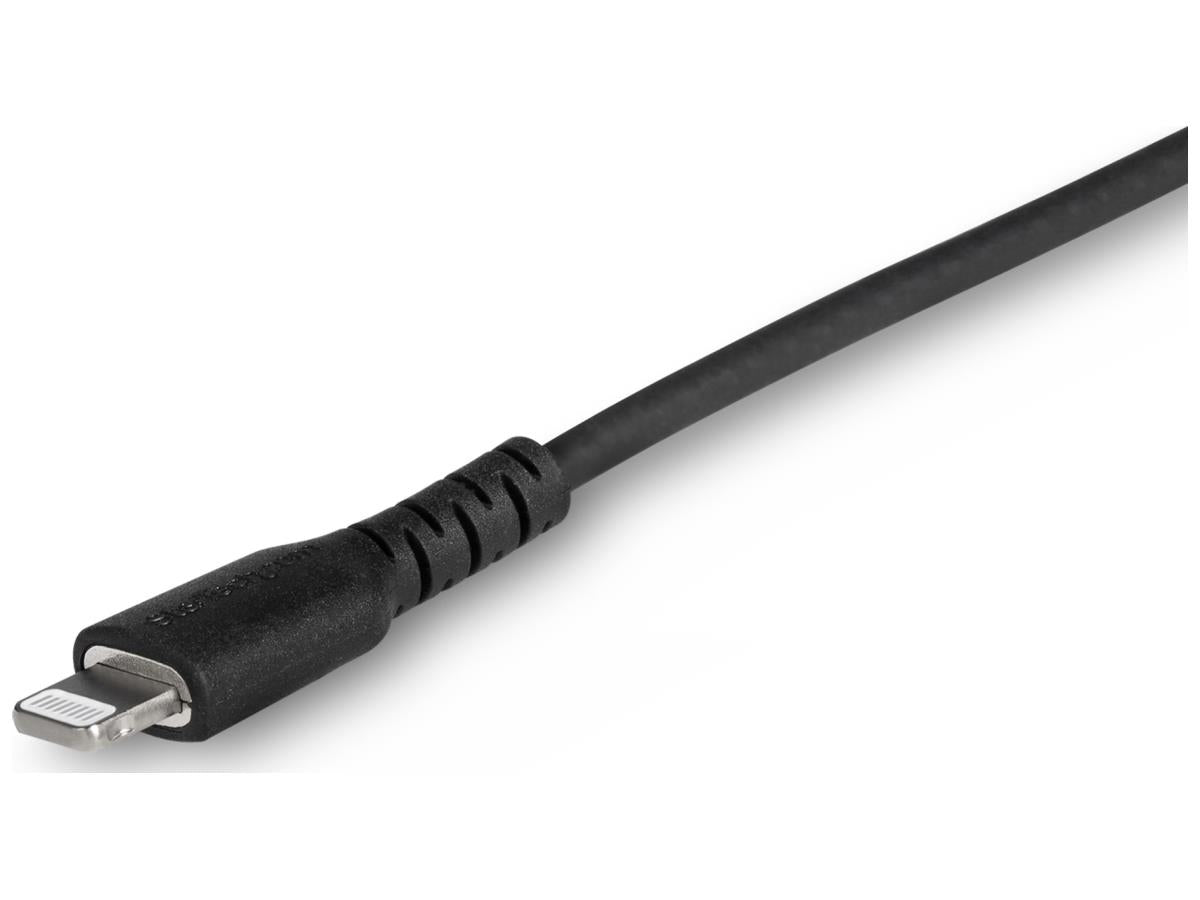 Cable USB-C a Lightning Startech.Com de 1 m (3 pies) negro resistente, resistente