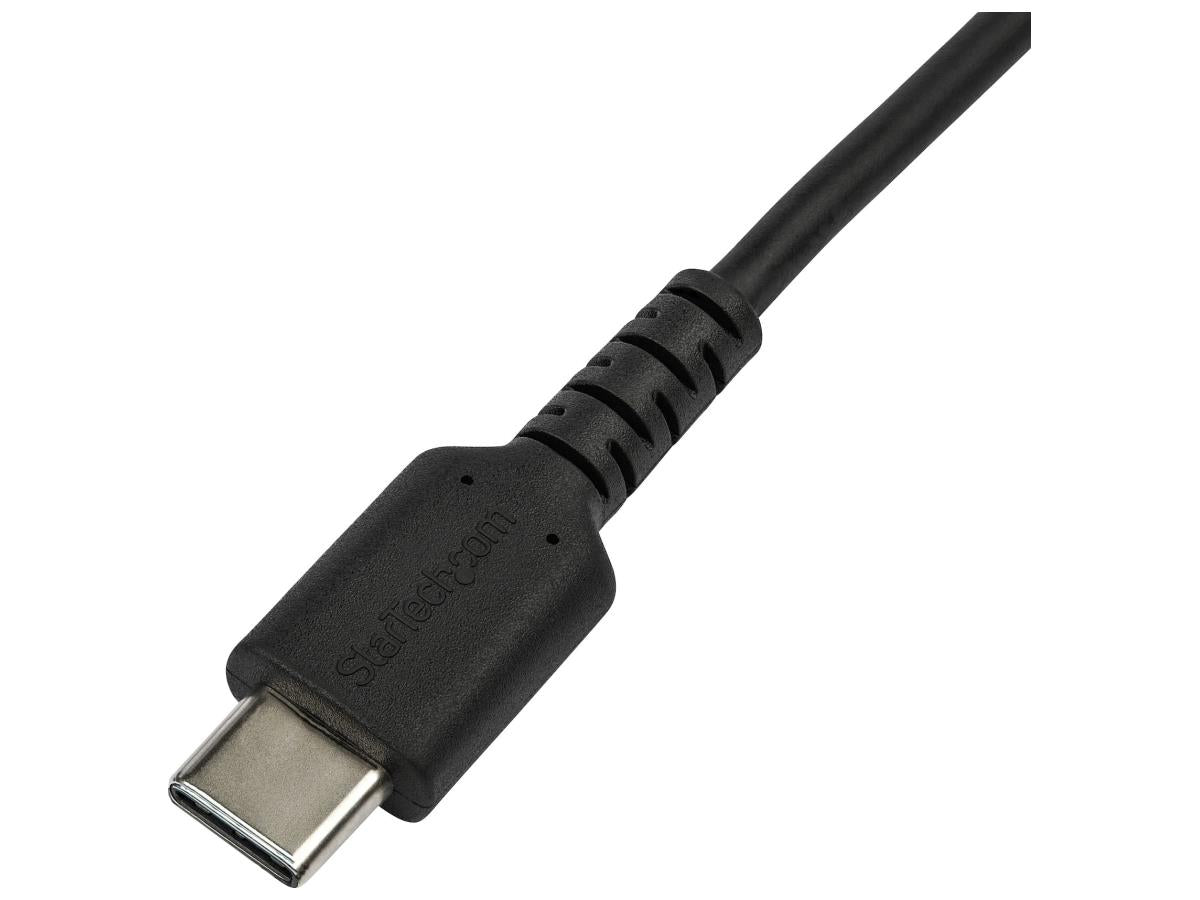 Cable USB-C a Lightning Startech.com de 2 m (6 pies) negro resistente, resistente