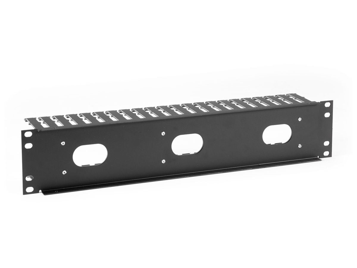 Black Box Corp Rackmount Cable Raceway 2U Single Sided Horizontal