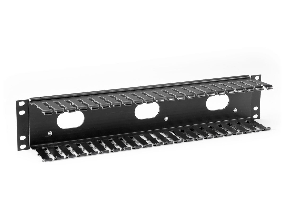 Black Box Corp Rackmount Cable Raceway 2U Single Sided Horizontal