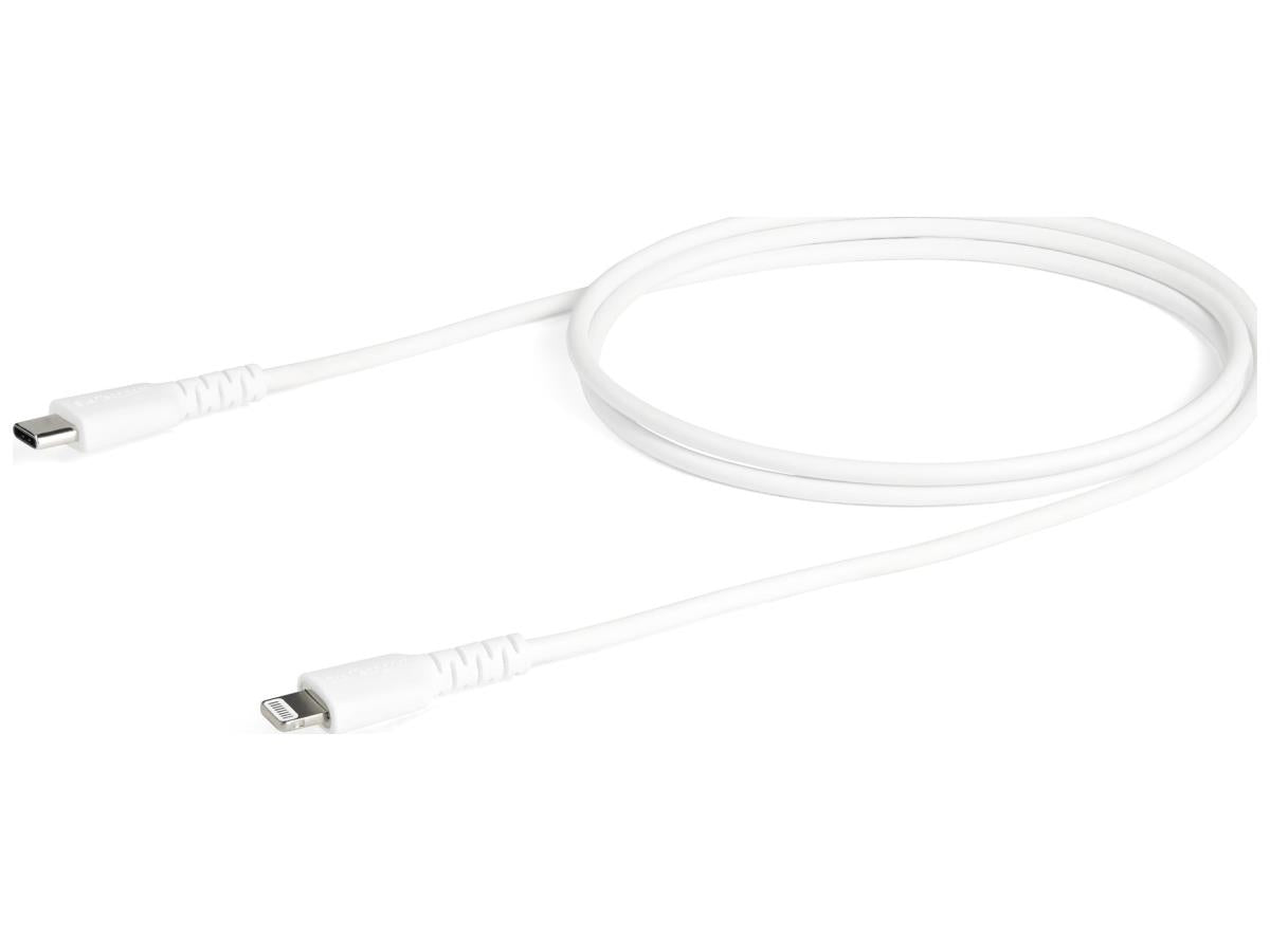 Câble USB-C vers Lightning blanc durable Startech.Com (1 m)
