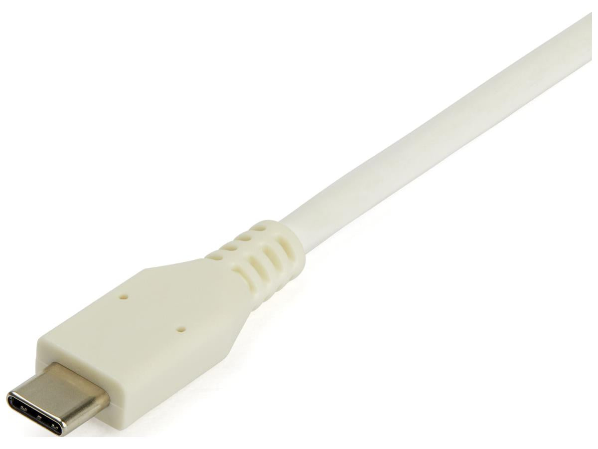 Adaptador USB C a Gigabit Ethernet con puerto USB A de Startech.Com, blanco