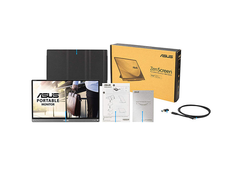 Asus ZenSCN Portable MB16Ace 15,6 pouces 1080p Full HD IPS 5 MS USB-C