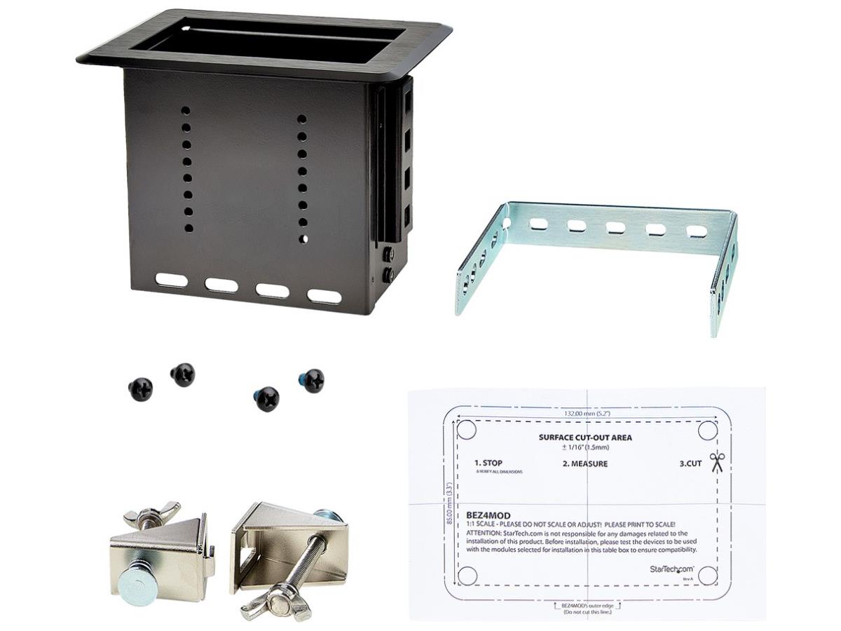 Caja de conectividad para mesa de conferencias de un solo módulo Startech.Com - Custo