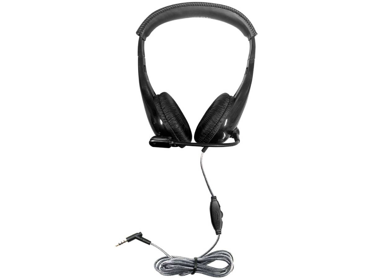 Vcom Motiv8 Trs Classroom Headphone With In-Line Volume Control