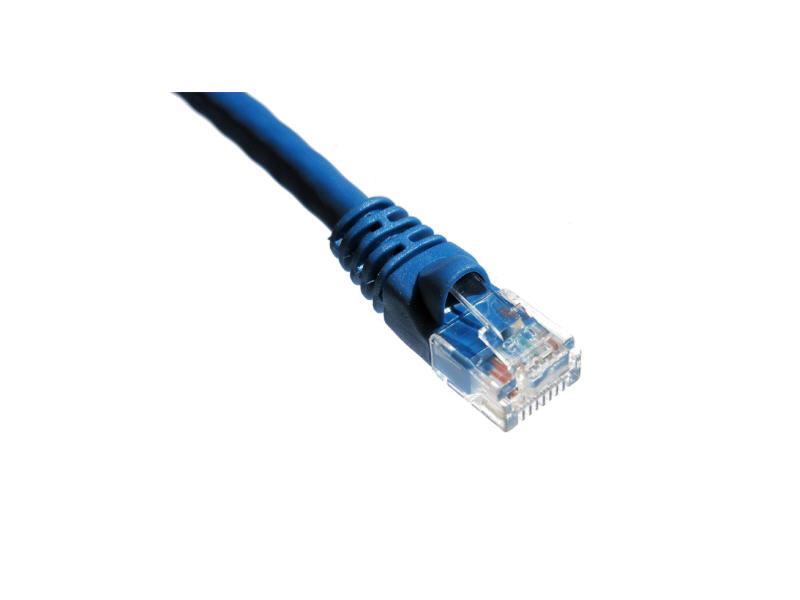 Cable de conexión Axiom Cat5E de 3,6 m y 350 MHz con funda moldeada (azul)