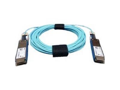 Cable óptico activo Axiom 100Gbase-Aoc Qsfp28 compatible con Dell de 10 m