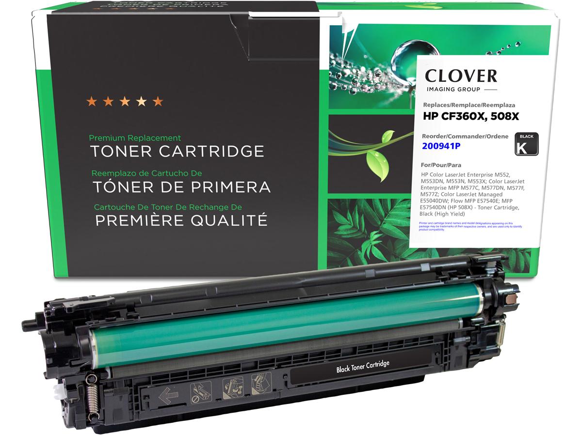 Cartouche de toner noir haute capacité reconditionnée Clover Imaging Alt