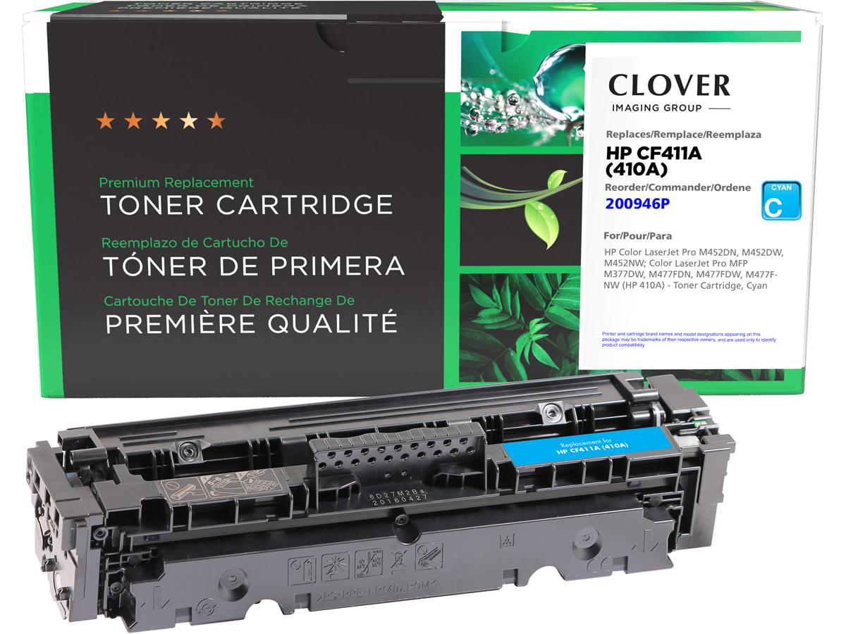 Cartouche de toner cyan reconditionnée Clover Imaging alternative pour