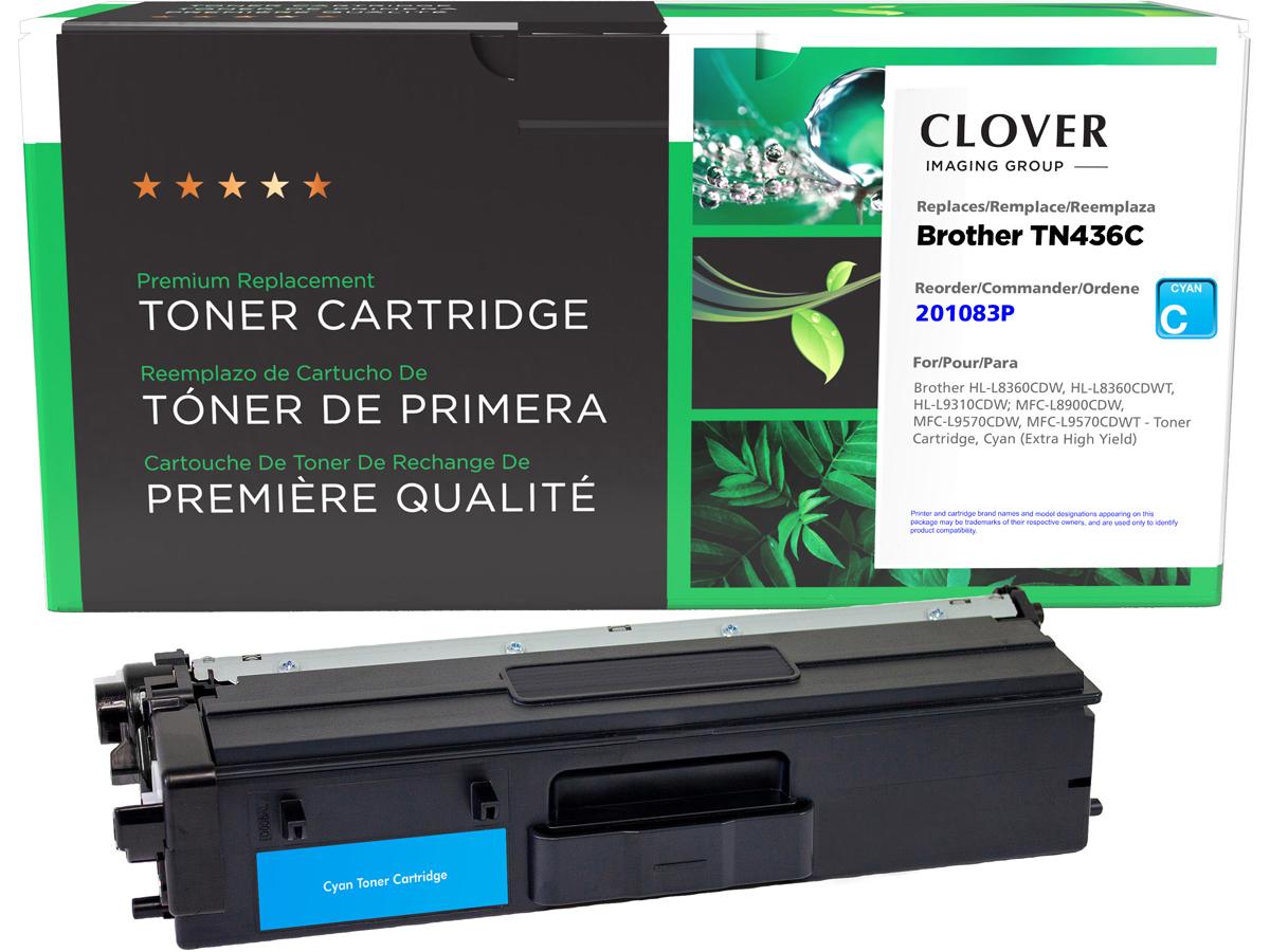 Clover Imaging Remanufactured Extra High Yield Cyan Toner Cartridg