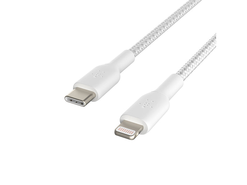 Câble tressé USB-C vers Lightning Belkin