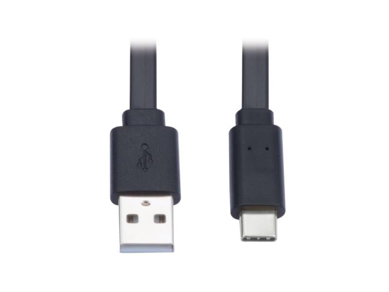 Eaton Tripp Lite Series Usb-A To Usb-C Flat Cable - M/M, Usb 2.0,
