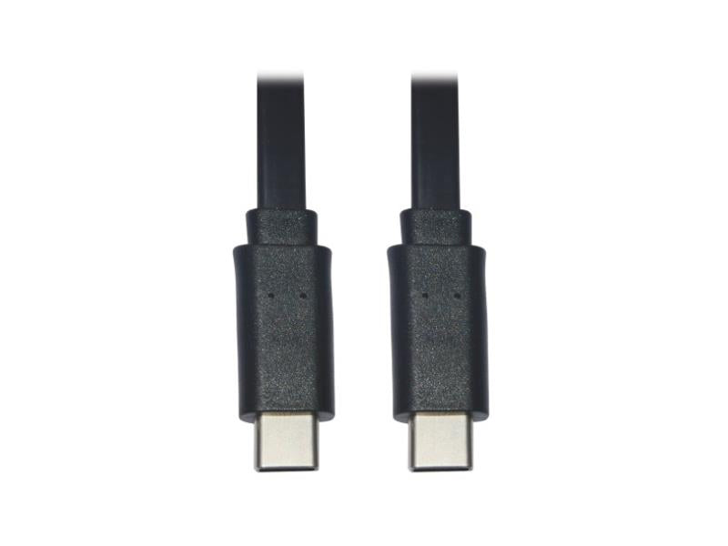 Eaton Tripp Lite Series Usb-C Flat Cable (M/M), Usb 2.0, Black, 3