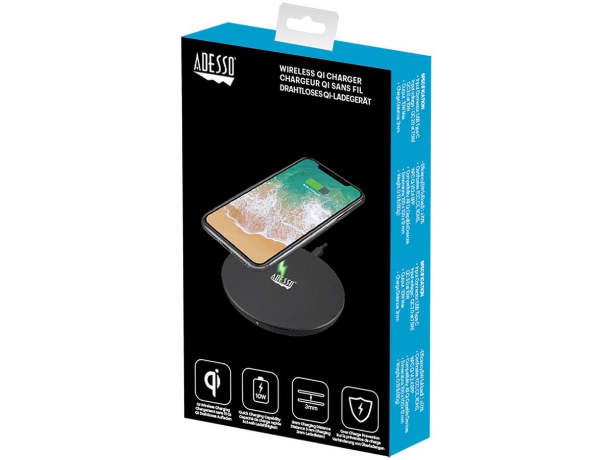 10W Max Qi-Certified Wrls Charger