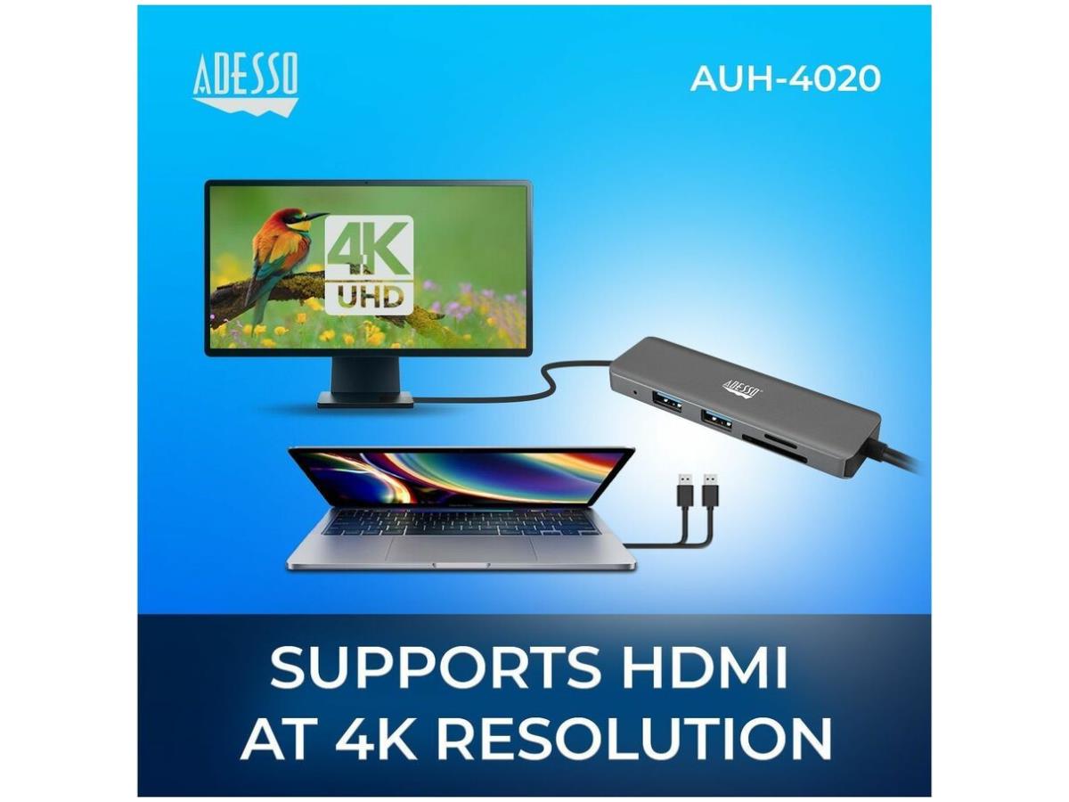 6 In 1 Usb-C Multiport Docking Station