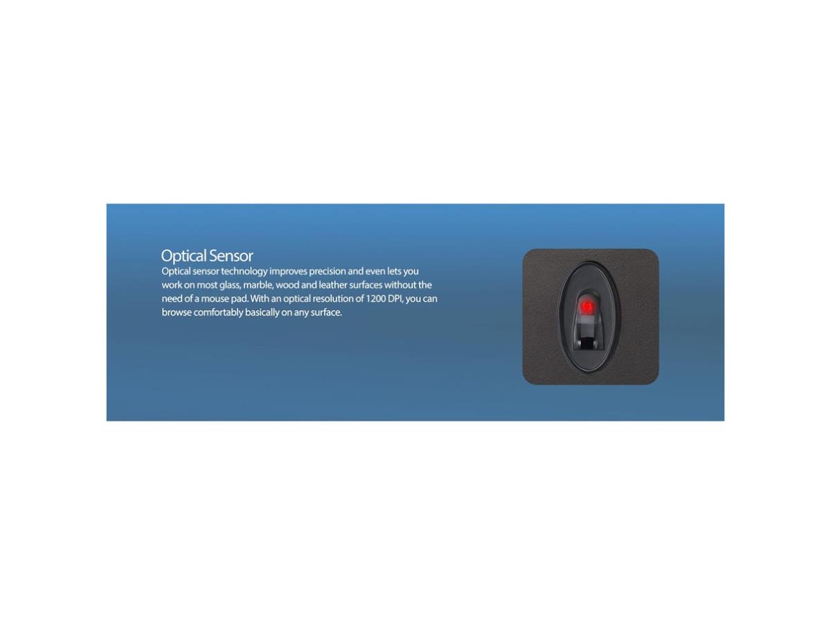 Souris de bureau sans fil antimicrobienne